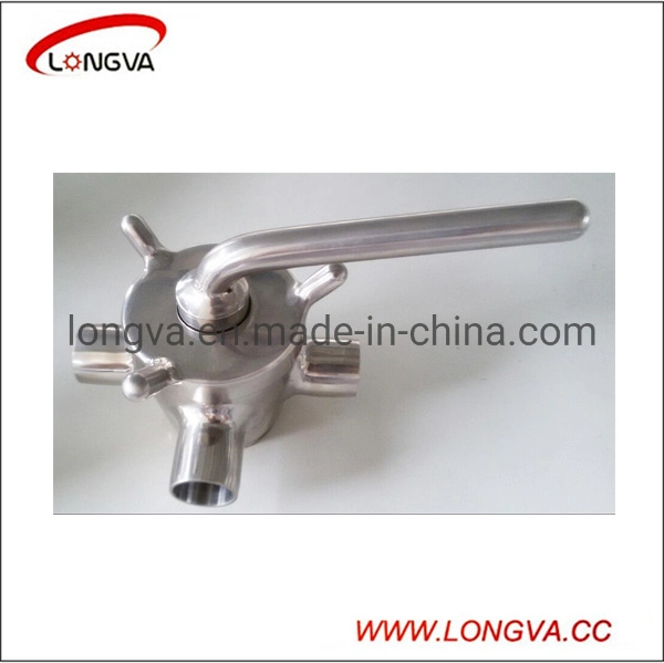 Stainless Steel Sanitary 2 Way 3 Way SMS Union Plug Valve