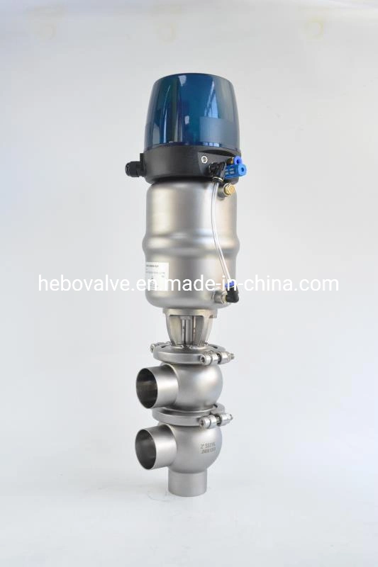 Stainless Steel Sanitary Pneumatic Stop/Reversing Valve