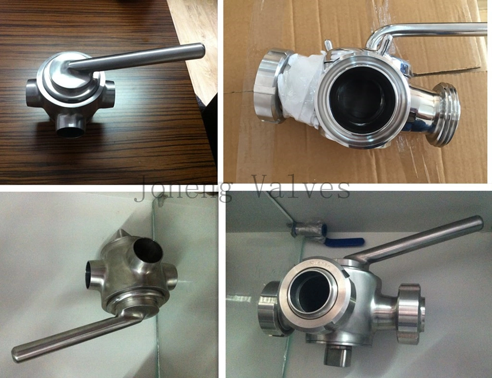 Stainless Steel Sanitary 3 Way Threaded Plug Valve