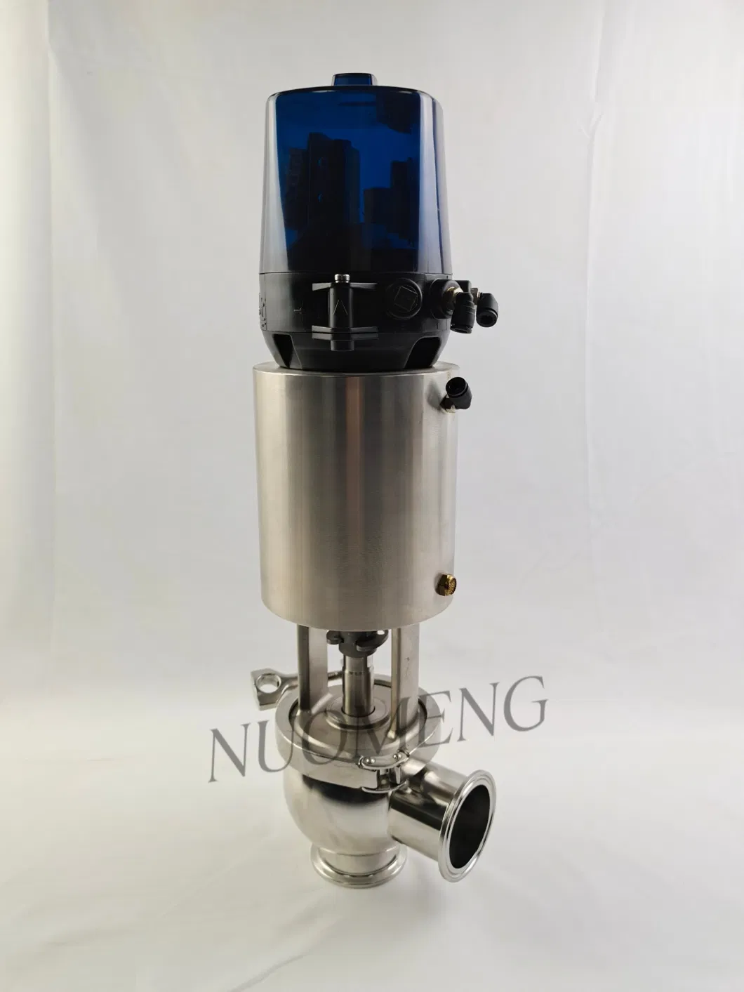 Sanitary Stainless Steel SS304/316L Pneumatic Welded Stop and Reversing Valve