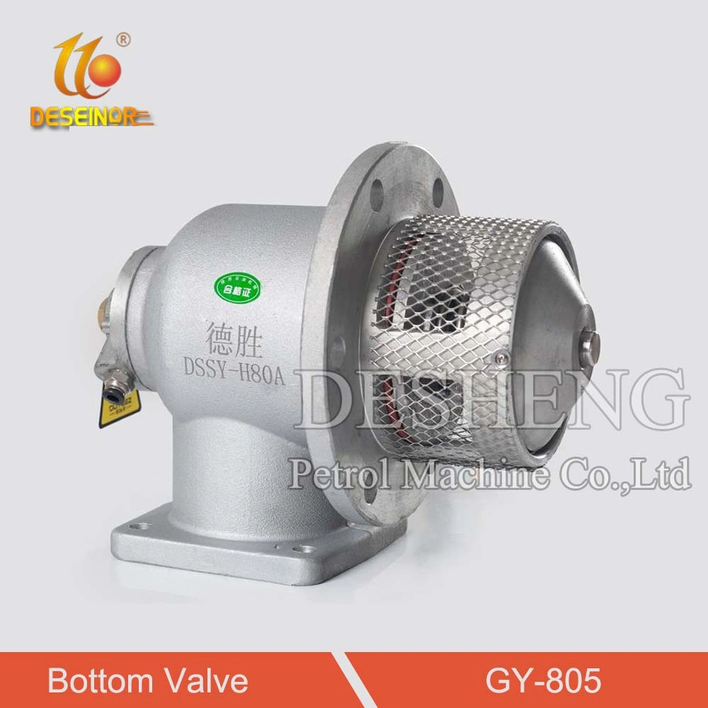 Sanitary Pneumatic Type Clamped Tank Bottom Valve